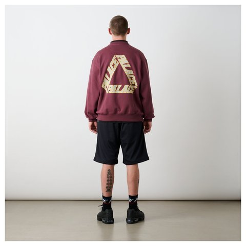 Palace P3 STITCH CREW MAROONISH - Style 4