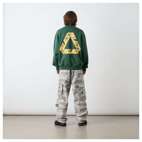 Palace P3 STITCH CREW RACEY GREEN - Style 4