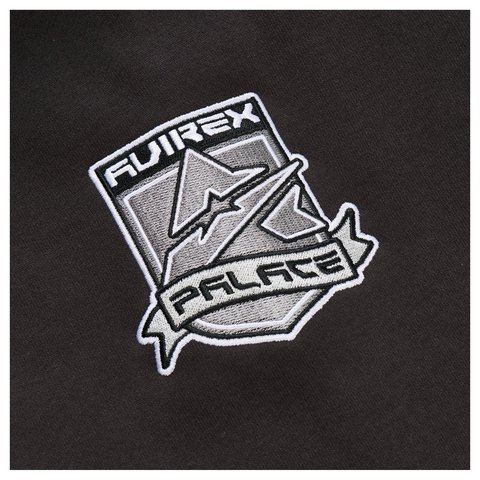 Palace PALACE AVIREX ZIP HOOD BLACK - Style 7