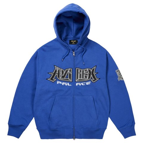 Palace PALACE AVIREX ZIP HOOD BLUE - Style 7