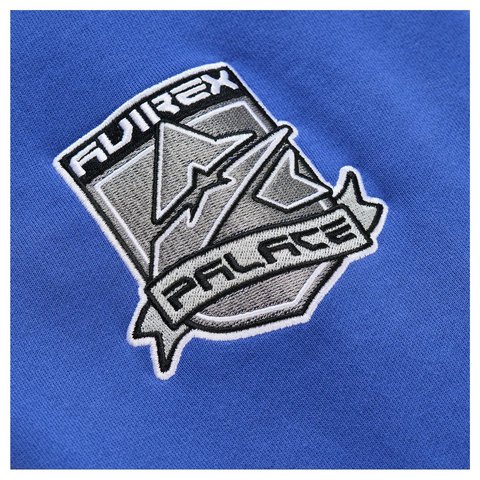 Palace PALACE AVIREX ZIP HOOD BLUE - Style 7