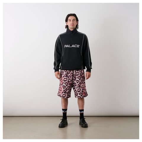 Palace PIPED 1/4 ZIP BLACK - Style 5