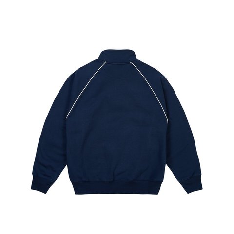 Palace PIPED 1/4 ZIP NAVY - Style 5