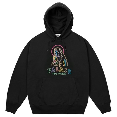 Palace PRAY FOR US HOOD BLACK - Style 4