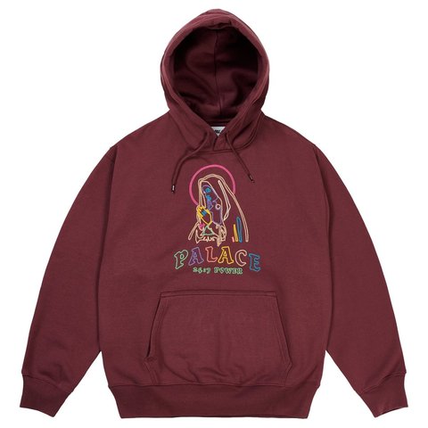 Palace PRAY FOR US HOOD MAROONISH - Style 4