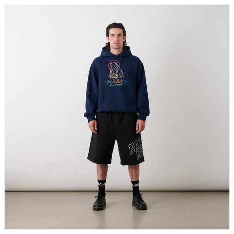 Palace PRAY FOR US HOOD NAVY - Style 4