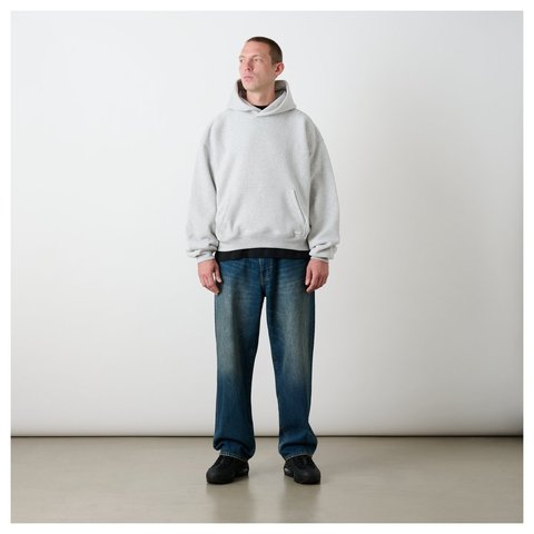 Palace UNISEX HOOD GREY MARL - Style 3