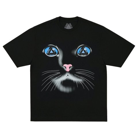 Palace CAT FACE T-SHIRT BLACK - Style 1