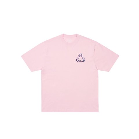 Palace COLOUR P3 T-SHIRT CHILL PINK - Style 2