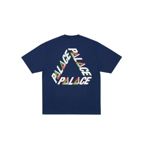 Palace COLOUR P3 T-SHIRT NAVY - Style 2