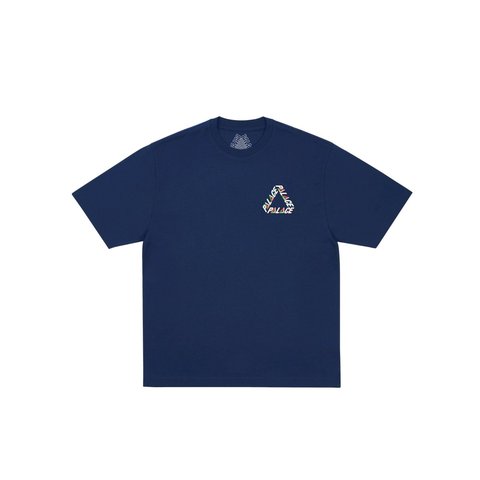 Palace COLOUR P3 T-SHIRT NAVY - Style 2