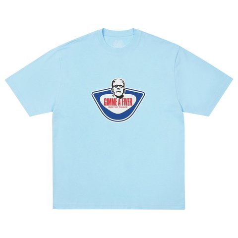 Palace FIVER T-SHIRT PERFECT BLUE - Style 1