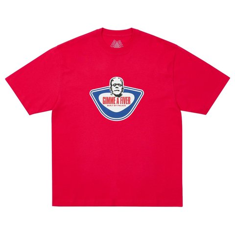 Palace FIVER T-SHIRT RACEY RED - Style 1