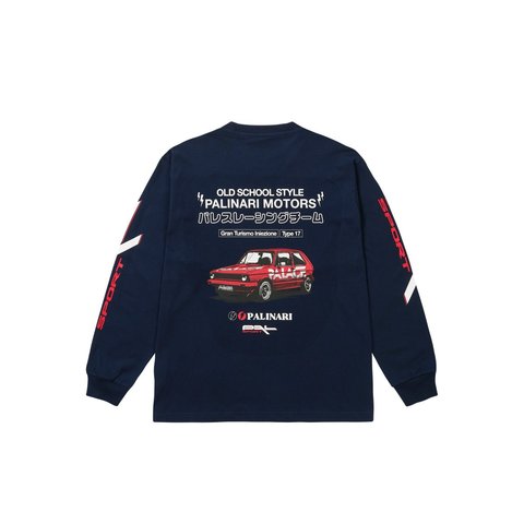 Palace PALINARI LONGSLEEVE NAVY - Style 3