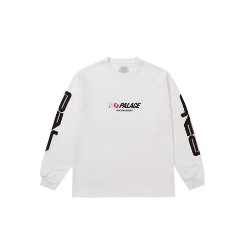 Palace PALINARI LONGSLEEVE WHITE - Style 3