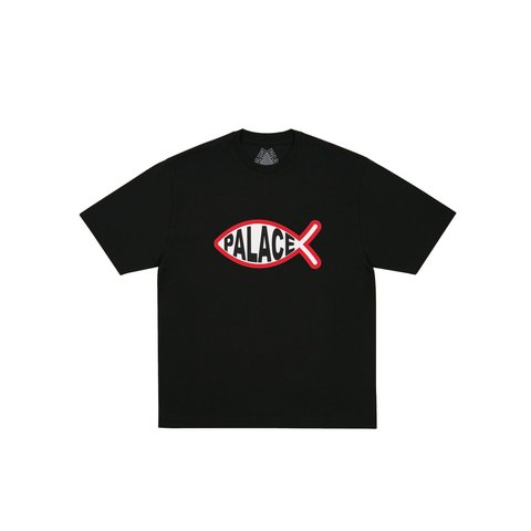 Palace PLAICE T-SHIRT BLACK - Style 1