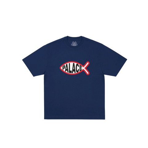 Palace PLAICE T-SHIRT NAVY - Style 1