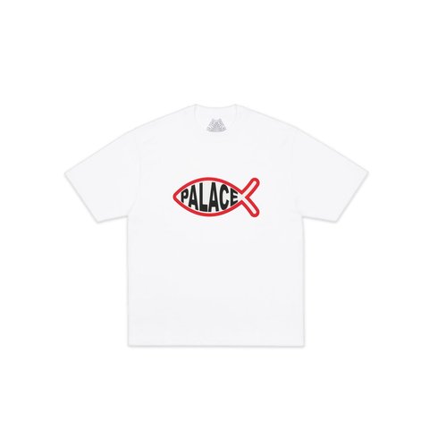 Palace PLAICE T-SHIRT WHITE - Style 1