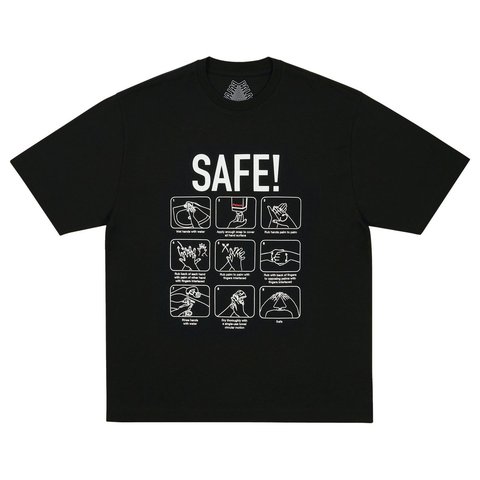 Palace SAFE T-SHIRT BLACK - Style 1