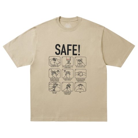 Palace SAFE T-SHIRT CHALKY GREEN - Style 1