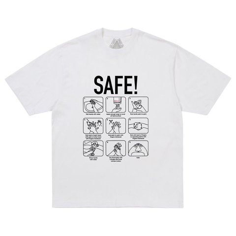 Palace SAFE T-SHIRT WHITE - Style 1
