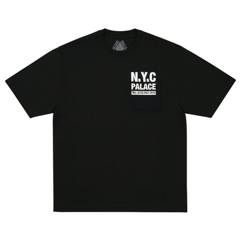 Palace SHOP NUMBERS T-SHIRT BLACK - Style 2