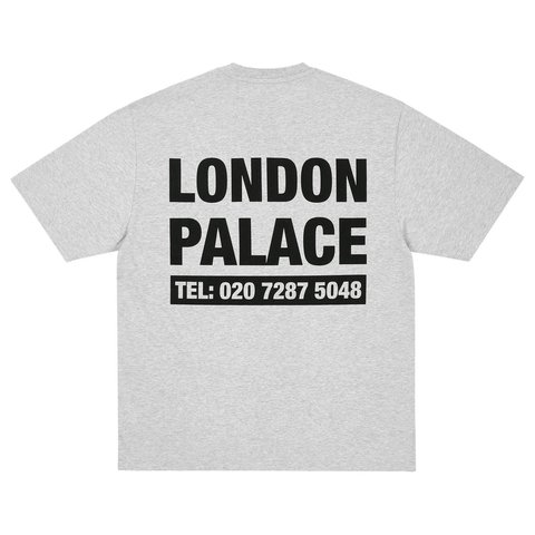 Palace SHOP NUMBERS T-SHIRT GREY MARL - Style 2