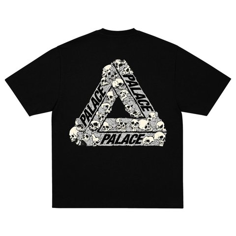 Palace SKULL TRI T-SHIRT BLACK - Style 2