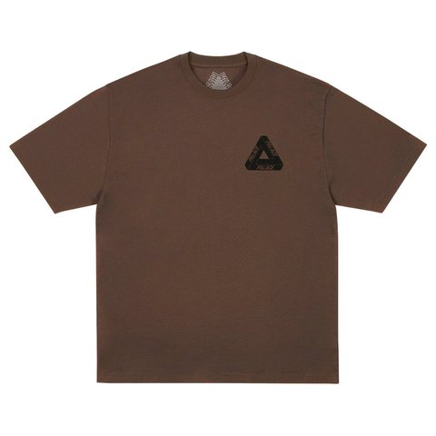 Palace SKULL TRI T-SHIRT CHOCCO BROWN - Style 2