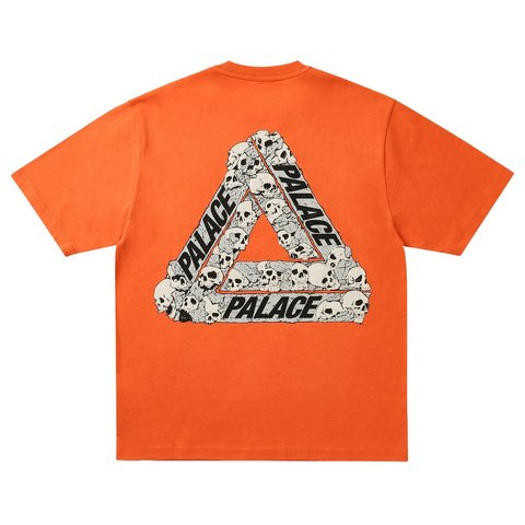 Palace SKULL TRI T-SHIRT POP ORANGE - Style 2