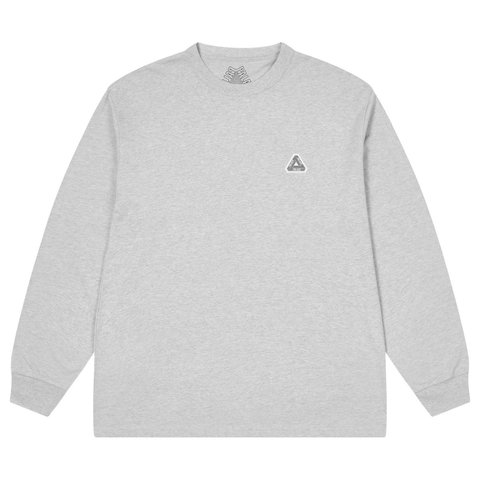 Palace SOFAR LONGSLEEVE GREY MARL - Style 1