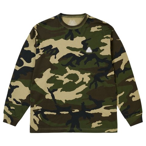 Palace SOFAR LONGSLEEVE WOODLAND CAMO - Style 1