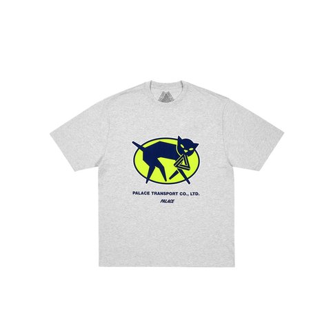 Palace TRANSPORT T-SHIRT GREY MARL - Style 1