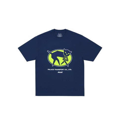 Palace TRANSPORT T-SHIRT NAVY - Style 1