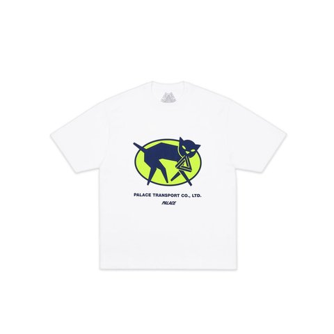 Palace TRANSPORT T-SHIRT WHITE - Style 1