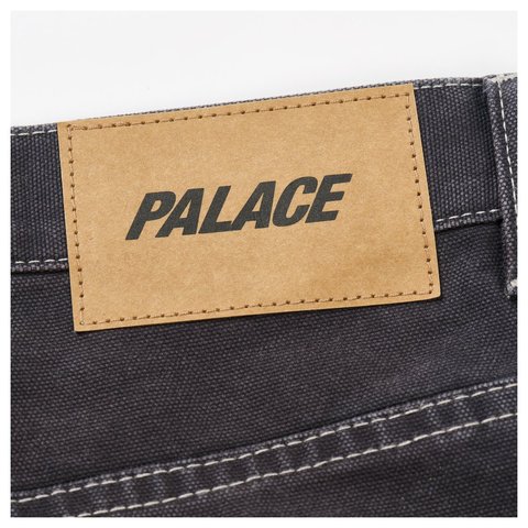 Palace 10 OZ DOUBLE KNEE PANT BLACK - Style 7