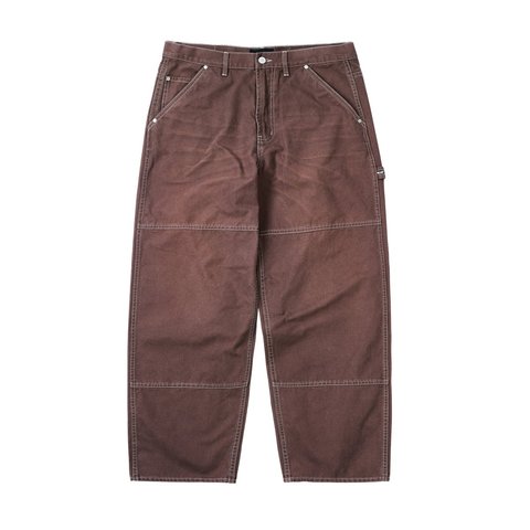 Palace 10 OZ DOUBLE KNEE PANT BROWN - Style 7