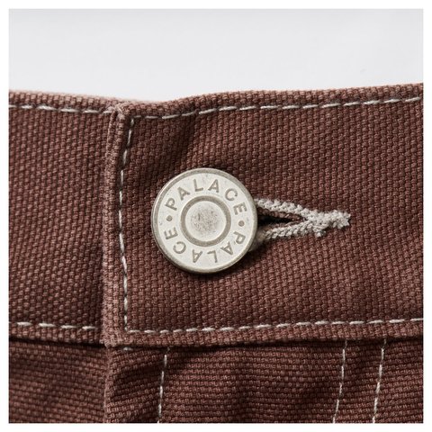 Palace 10 OZ DOUBLE KNEE PANT BROWN - Style 7