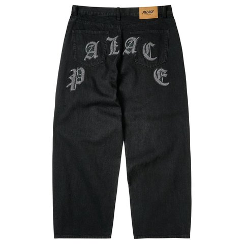 Palace LEGACY P90 BAGGY JEAN BLACK - Style 7
