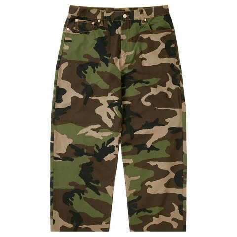 Palace LEGACY P90 BAGGY JEAN WOODLAND CAMO - Style 7