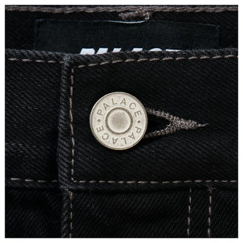 Palace P45 JEAN STONEWASH BLACK - Style 7