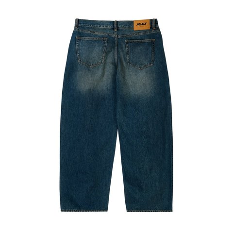 Palace P90 BAGGY JEAN DARK STONEWASH INDIGO - Style 5