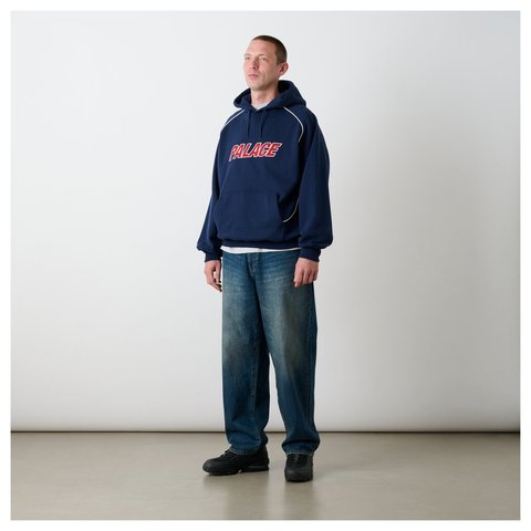 Palace P90 BAGGY JEAN DARK STONEWASH INDIGO - Style 5