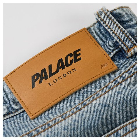 Palace P90 BAGGY JEAN LIGHT STONEWASH - Style 5
