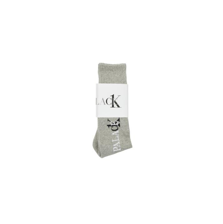 CK1 PALACE SOCK LIGHT GREY HEATHER