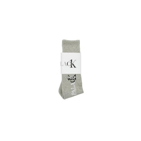 Palace CK1 PALACE SOCK LIGHT GREY HEATHER