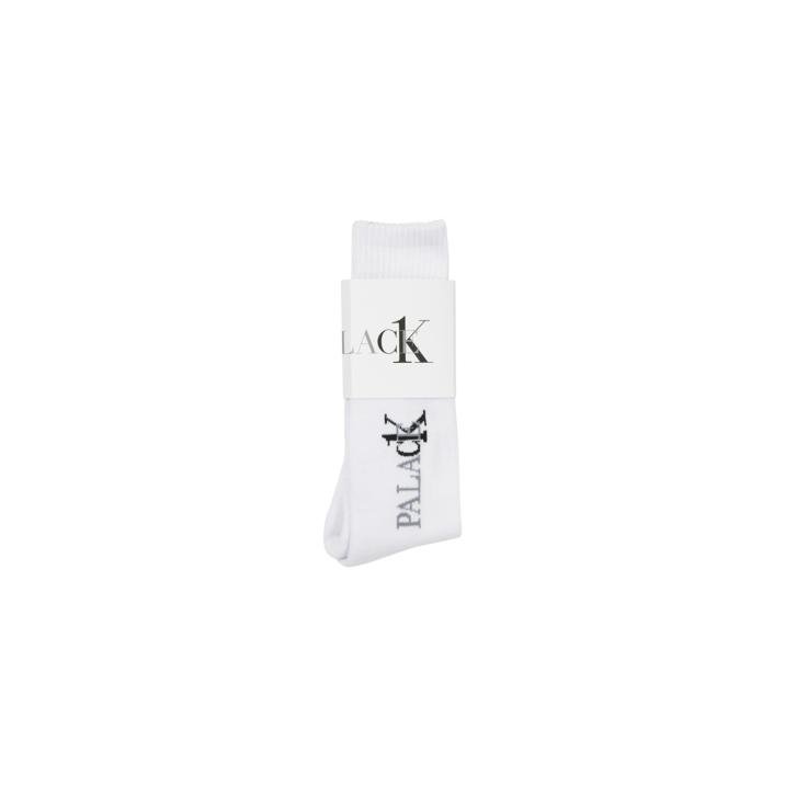 CK1 PALACE SOCK CLASSIC WHITE