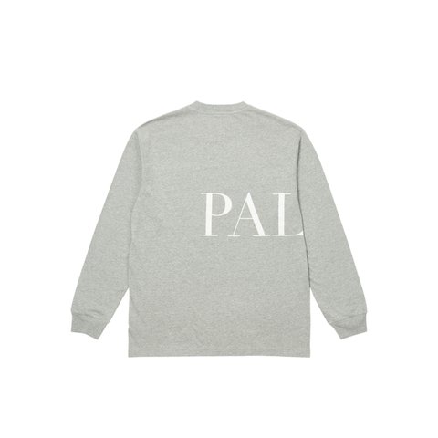 Palace CK1 PALACE LONGSLEEVE LIGHT GREY HEATHER - Colorway