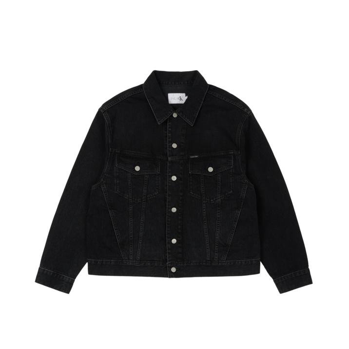 CK1 PALACE RELAXED TRUCKER DENIM JACKET MIDSTONE BLACK