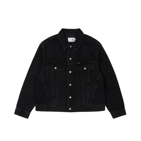Palace CK1 PALACE RELAXED TRUCKER DENIM JACKET MIDSTONE BLACK